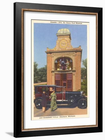 1914 Daimler, Greenfield Village, Dearborn, Michigan-null-Framed Art Print