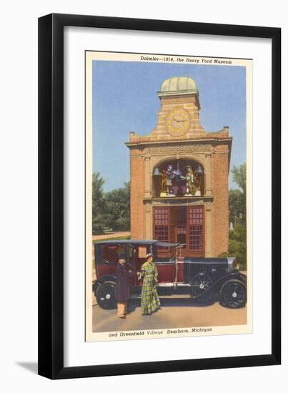 1914 Daimler, Greenfield Village, Dearborn, Michigan-null-Framed Art Print