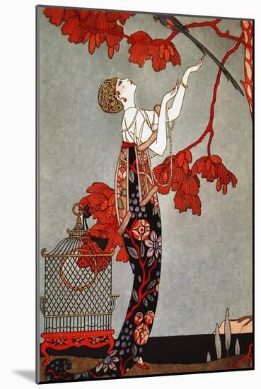 1914 Oriental Red, George Barbier-Vintage Apple Collection-Mounted Giclee Print