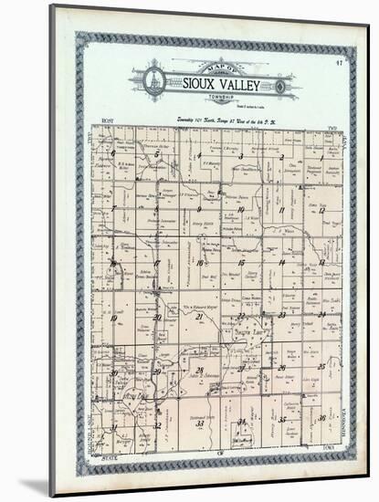 1914, Sioux Valley Township, Rush Lake, Skunk Lake, Minnesota, United States-null-Mounted Giclee Print