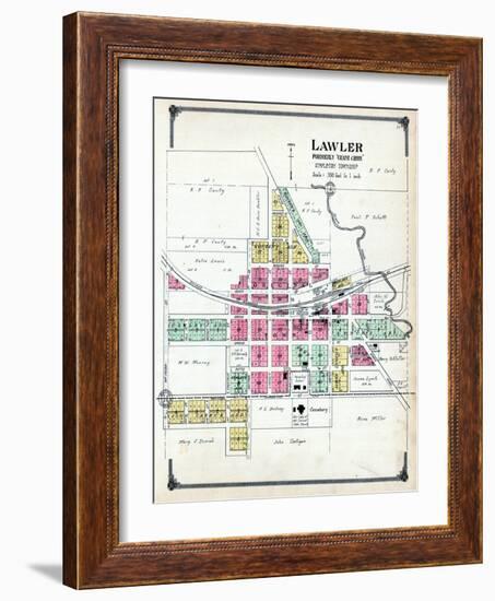 1915, Lawler, Iowa, United States-null-Framed Giclee Print