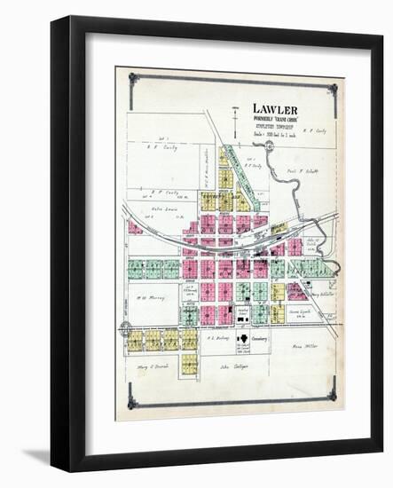 1915, Lawler, Iowa, United States-null-Framed Giclee Print