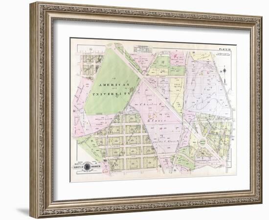 1915, Plate 29, American University, District of Columbia, United States-null-Framed Giclee Print