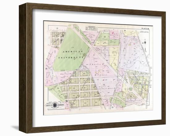 1915, Plate 29, American University, District of Columbia, United States-null-Framed Giclee Print