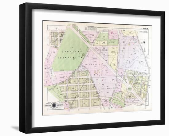 1915, Plate 29, American University, District of Columbia, United States-null-Framed Giclee Print