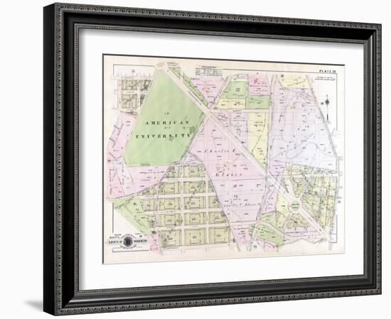 1915, Plate 29, American University, District of Columbia, United States-null-Framed Giclee Print