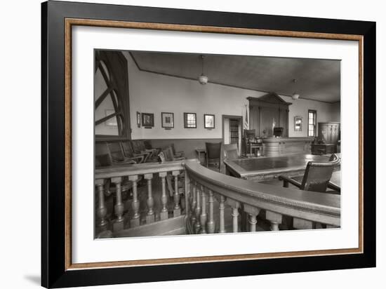 1916-Bonanzaville-B&W-Gordon Semmens-Framed Photographic Print