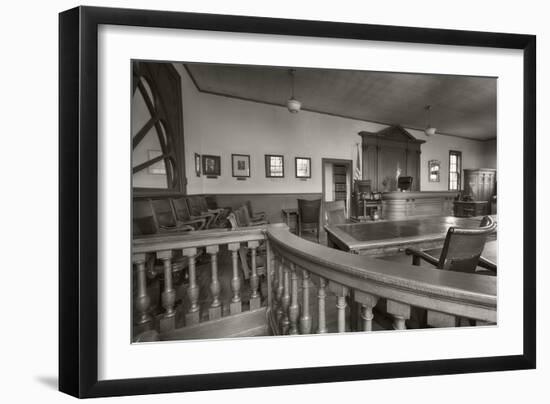1916-Bonanzaville-B&W-Gordon Semmens-Framed Photographic Print