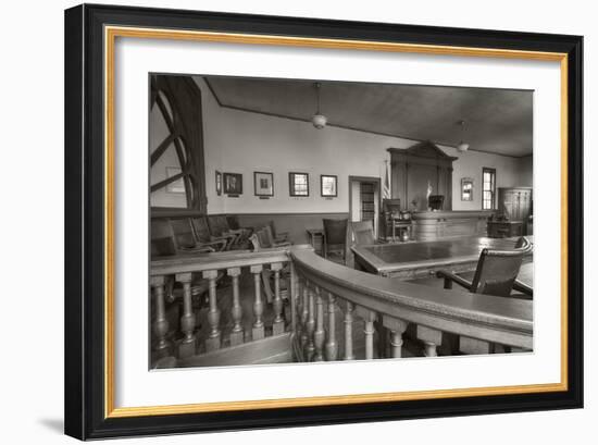 1916-Bonanzaville-B&W-Gordon Semmens-Framed Photographic Print