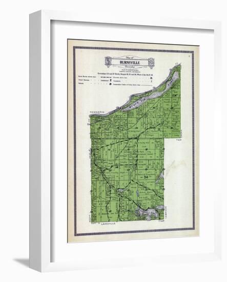 1916, Burnsville Township, Crystal Lake, Black Dog Lake, Minnesota River, Minnesota, United States-null-Framed Giclee Print