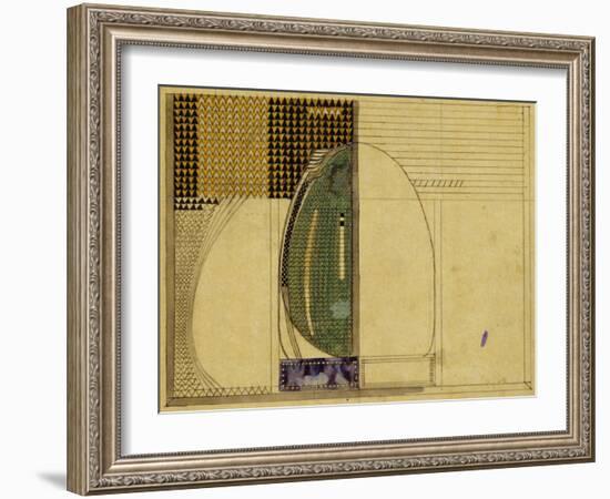 1916 for W.J Bassett-Lowke Esq-Charles Rennie Mackintosh-Framed Giclee Print