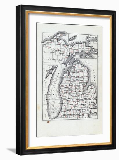 1916, Michigan, United States-null-Framed Giclee Print