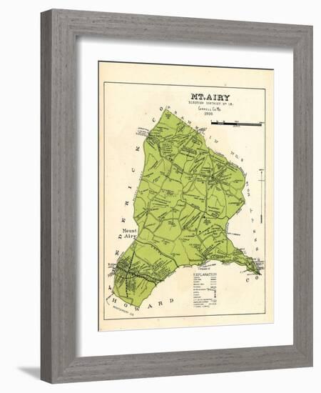 1916, Mount Airy, Maryland, United States-null-Framed Giclee Print