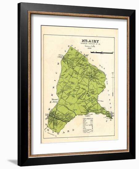 1916, Mount Airy, Maryland, United States-null-Framed Giclee Print