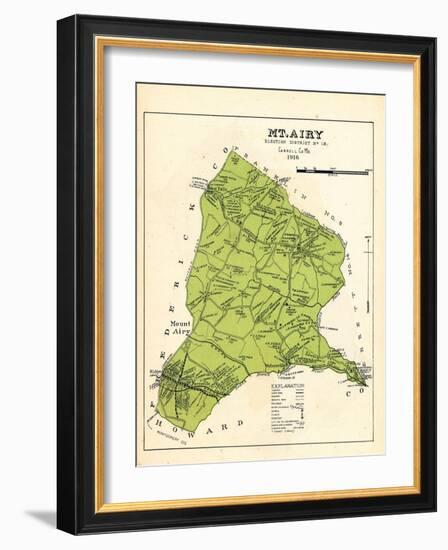 1916, Mount Airy, Maryland, United States-null-Framed Giclee Print