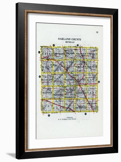 1916, Oakland County, Michigan, United States-null-Framed Giclee Print