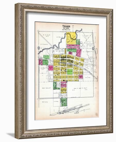 1916, Traer, Iowa, United States-null-Framed Giclee Print