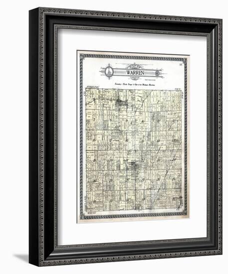 1916, Warren Township, Gerlach Subdivision, Center Line, Bear Creek, Michigan, United States-null-Framed Giclee Print