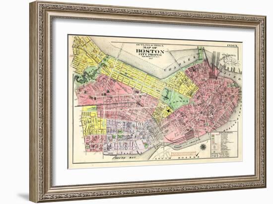 1917, Boston, Massachusetts, United States-null-Framed Giclee Print