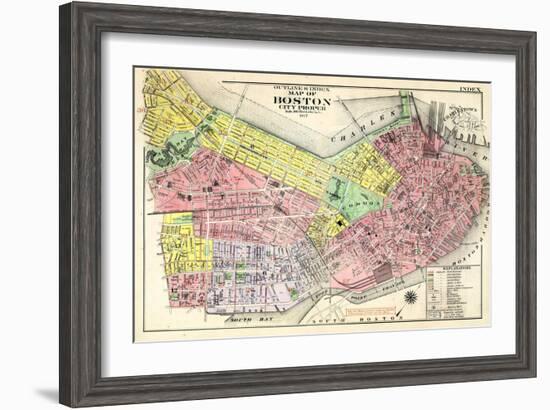 1917, Boston, Massachusetts, United States-null-Framed Giclee Print