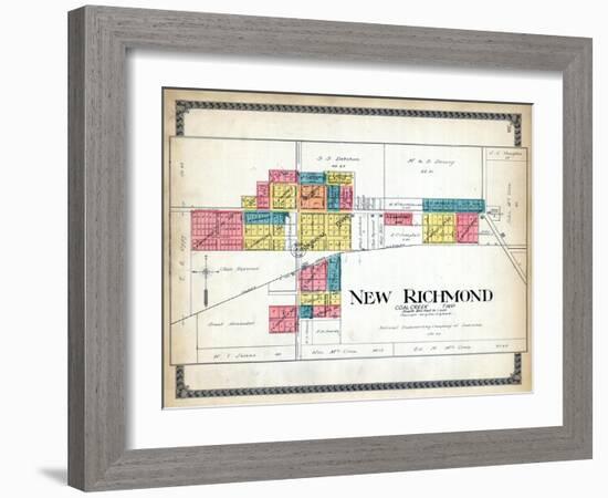 1917, New Richmond, Indiana, United States-null-Framed Giclee Print