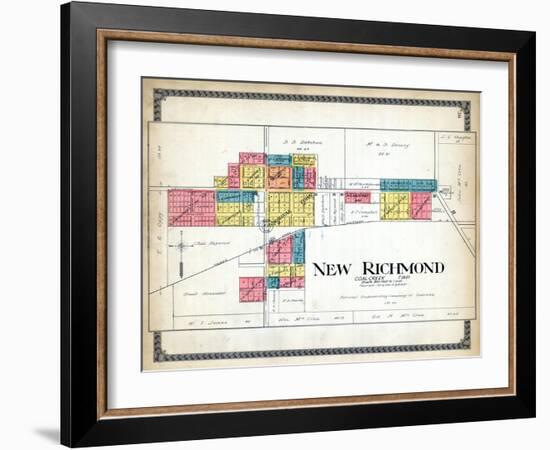 1917, New Richmond, Indiana, United States-null-Framed Giclee Print