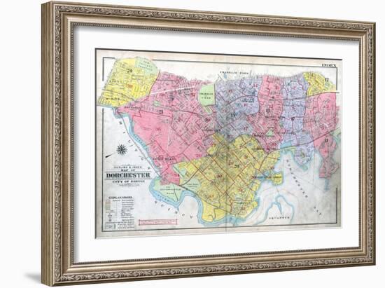 1918, Boston, Dorchester, Massachusetts, United States-null-Framed Giclee Print