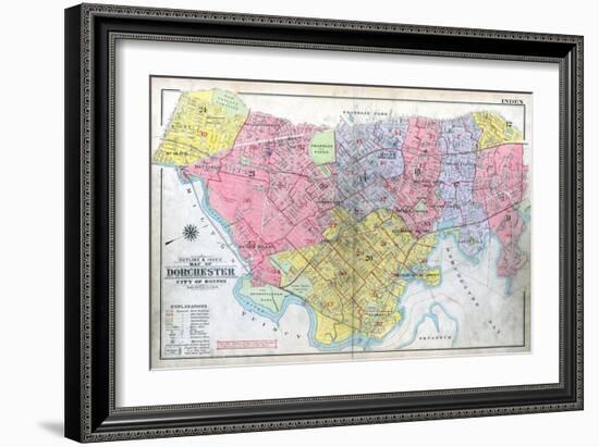 1918, Boston, Dorchester, Massachusetts, United States-null-Framed Giclee Print