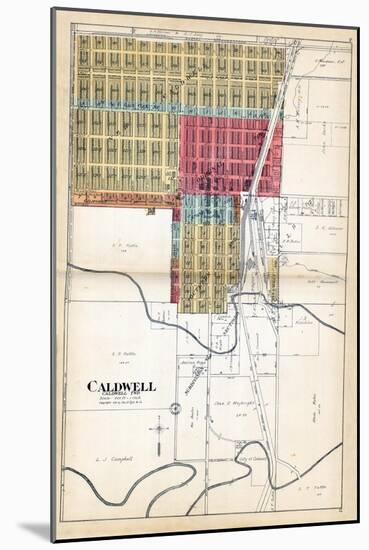 1918, Caldwell, Kansas, United States-null-Mounted Giclee Print