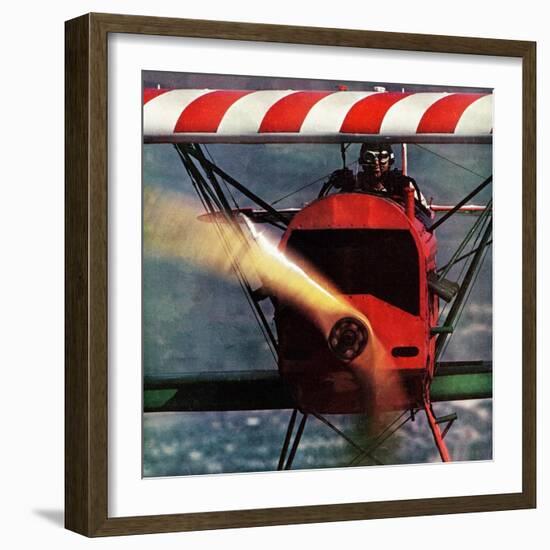 "1918 Fokker D-7," May 18, 1963-John Zimmerman-Framed Giclee Print