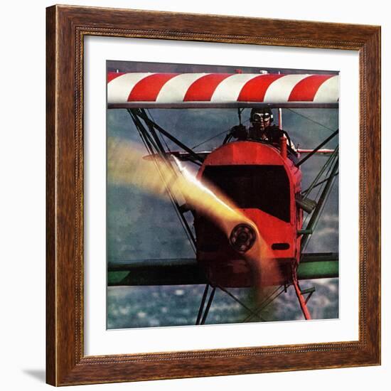 "1918 Fokker D-7," May 18, 1963-John Zimmerman-Framed Giclee Print