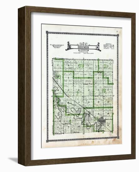 1919, Beemer Township, Wisner, Nebraska, United States-null-Framed Giclee Print