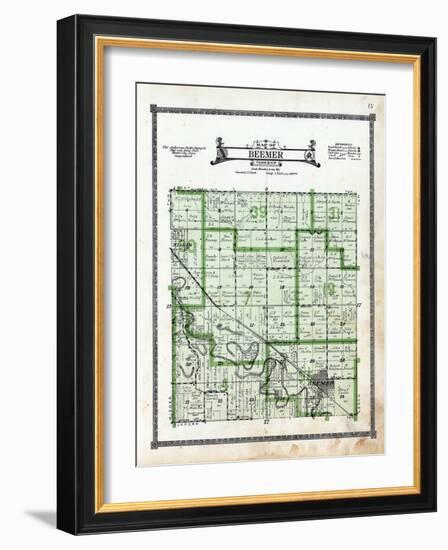 1919, Beemer Township, Wisner, Nebraska, United States-null-Framed Giclee Print