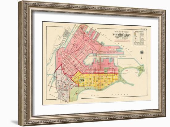 1919, Boston, South Boston, Massachusetts, United States-null-Framed Giclee Print