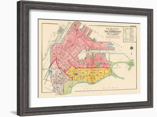 1919, Boston, South Boston, Massachusetts, United States-null-Framed Giclee Print