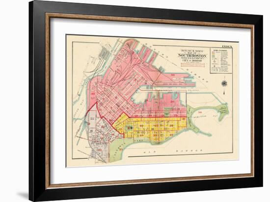 1919, Boston, South Boston, Massachusetts, United States-null-Framed Giclee Print