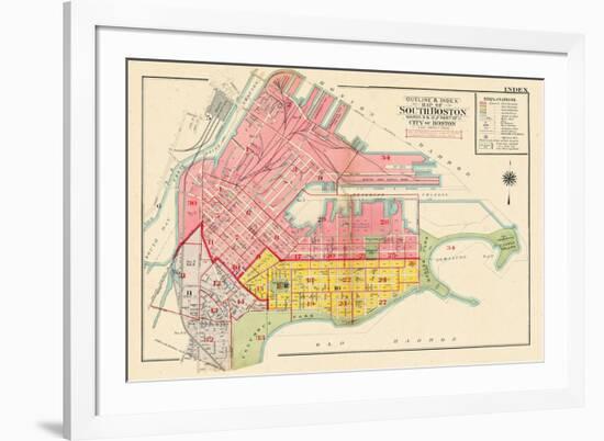 1919, Boston, South Boston, Massachusetts, United States-null-Framed Giclee Print