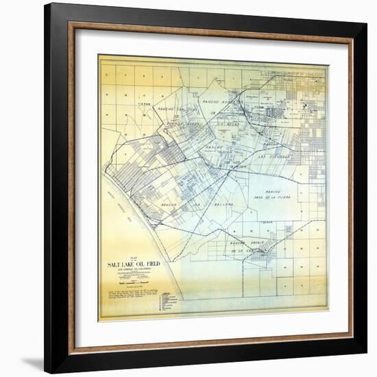 1919, Los Angeles Salt Lake Oil Field, California, United States-null-Framed Giclee Print