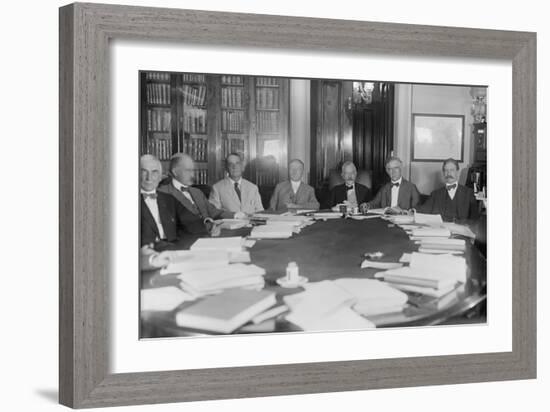 1919 Meeting of the Senate Foreign Relations Committee-null-Framed Premium Photographic Print