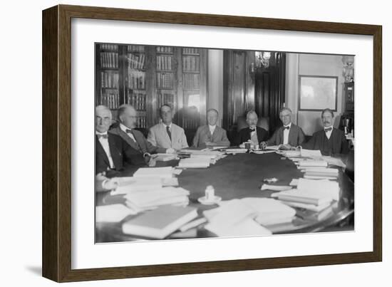 1919 Meeting of the Senate Foreign Relations Committee-null-Framed Premium Photographic Print