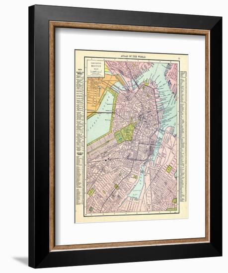 191x, Boston 1910, Massachusetts, United States-null-Framed Giclee Print