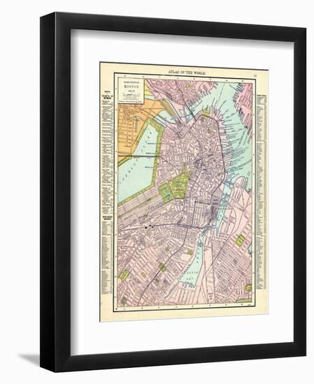 191x, Boston 1910, Massachusetts, United States-null-Framed Giclee Print