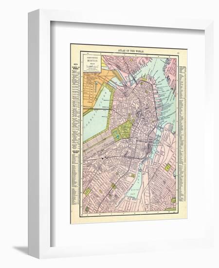 191x, Boston 1910, Massachusetts, United States-null-Framed Giclee Print