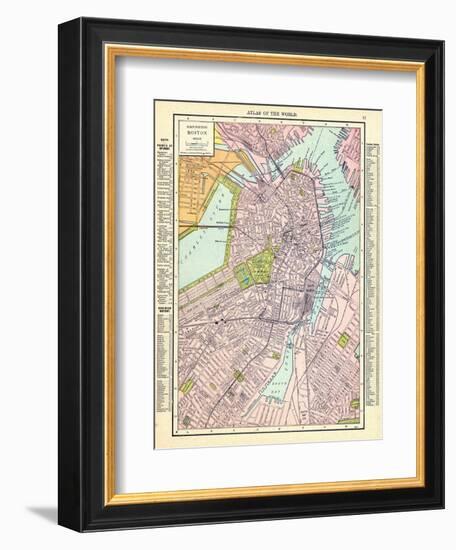 191x, Boston 1910, Massachusetts, United States-null-Framed Giclee Print