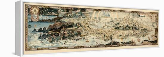 1920, Fairyland Newly Discovered Anciente Mappe-null-Framed Premier Image Canvas