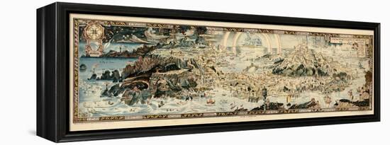 1920, Fairyland Newly Discovered Anciente Mappe-null-Framed Premier Image Canvas