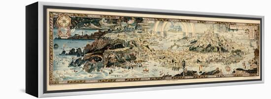 1920, Fairyland Newly Discovered Anciente Mappe-null-Framed Premier Image Canvas