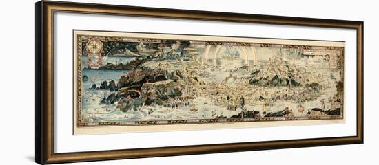 1920, Fairyland Newly Discovered Anciente Mappe-null-Framed Giclee Print