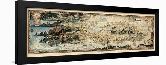 1920, Fairyland Newly Discovered Anciente Mappe-null-Framed Giclee Print