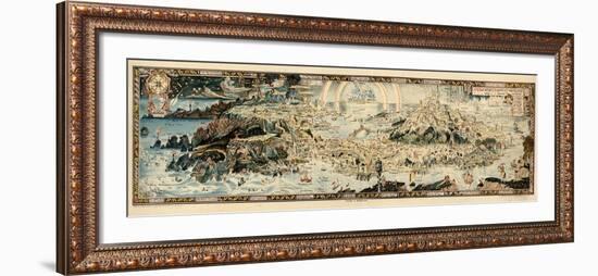 1920, Fairyland Newly Discovered Anciente Mappe-null-Framed Giclee Print